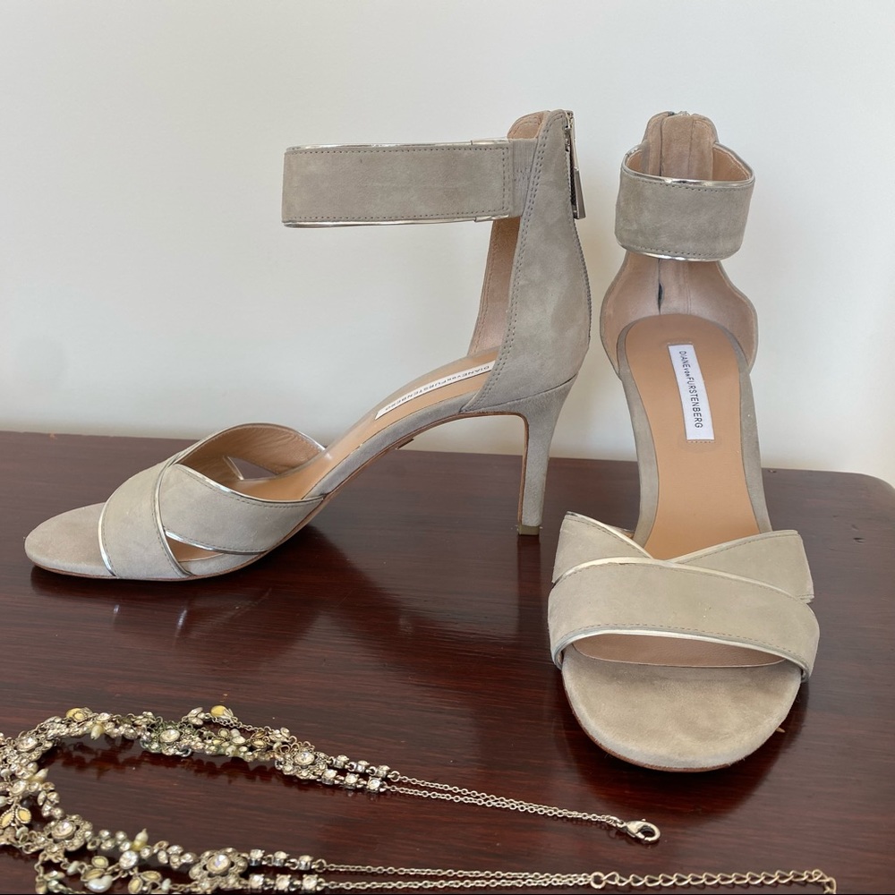 NUDE heels Diane Von Furstenberg, Ragusa